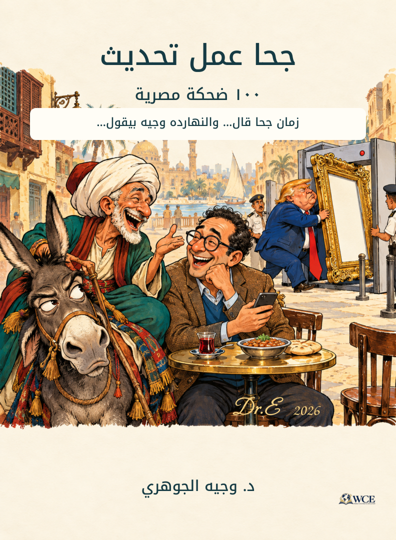 غلاف كتاب جحا عمل تحديث، لجحا والحمار وشخصية معاصرة في مقهى مصري